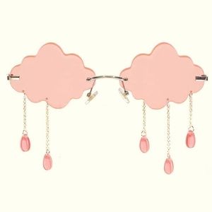 Stormy Cloud Pink Glasses